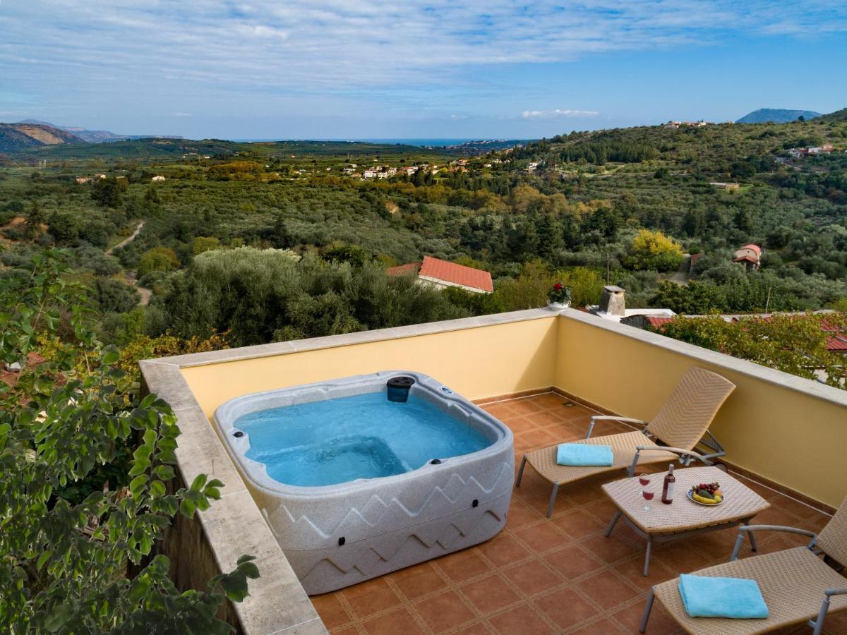 Villa Erontas - Private Heated Jacuzzi Makhairoi ภายนอก รูปภาพ