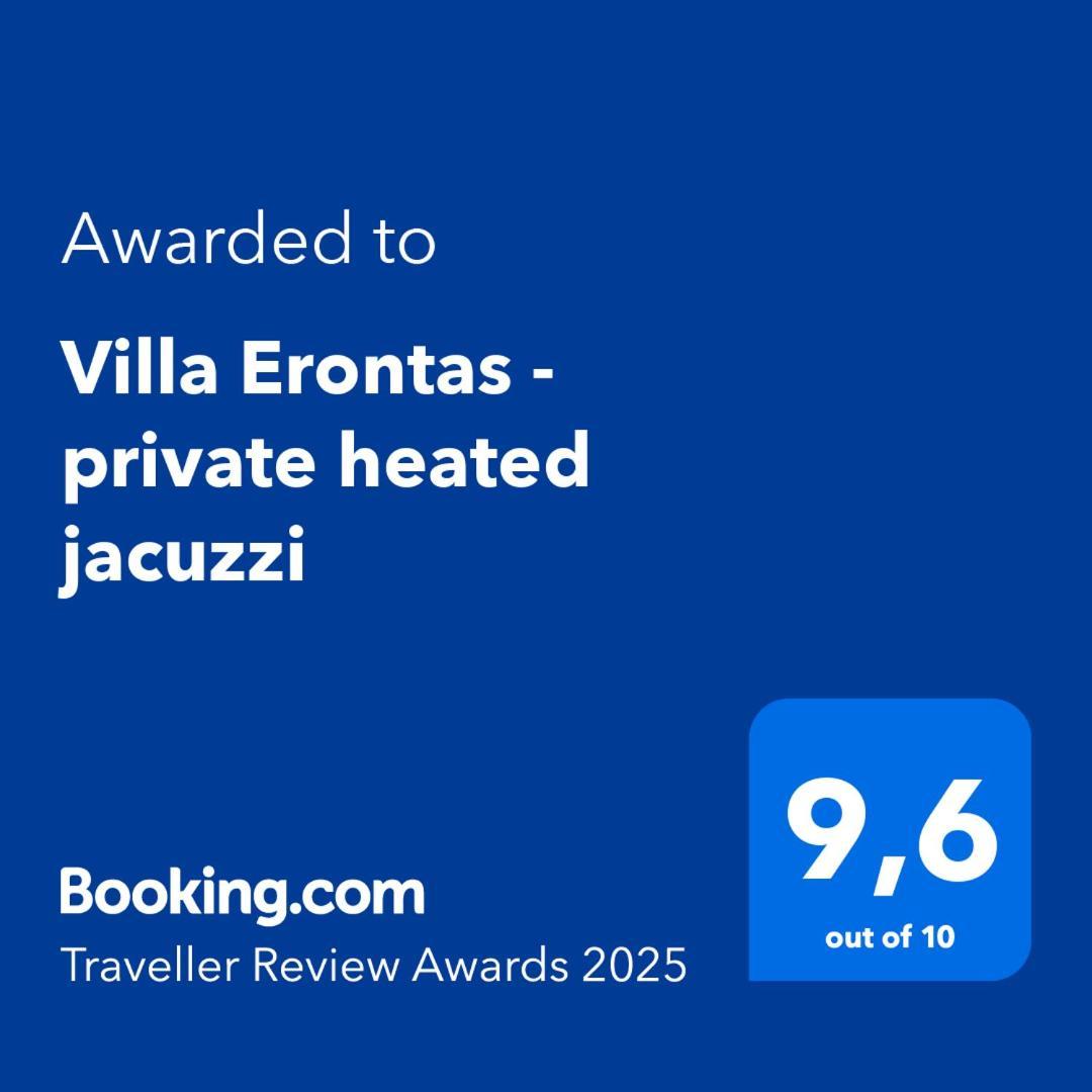 Villa Erontas - Private Heated Jacuzzi Makhairoi ภายนอก รูปภาพ